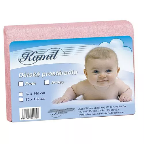 Bellatex Prześcieradło dziecięce frotte, 60 x 120 cm