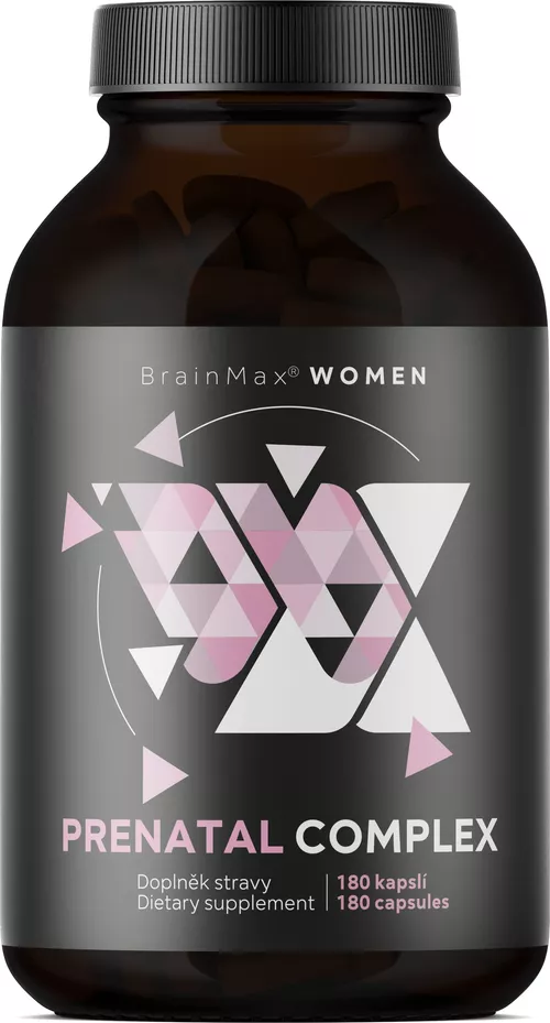 BrainMax Prenatal Complex, kompleks witamin dla kobiet w ciąży Ilość kapsułek: 180 kapslí