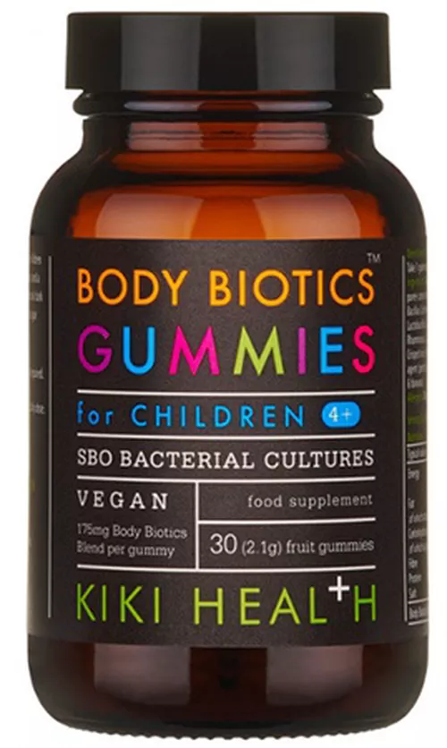KIKI Health Body Biotics dla dzieci (probiotyki dla dzieci), 175 mg, 30 żelek