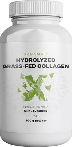 BrainMax Kolagen Hydrolizowany, Grass-fed Collagen, 200 g