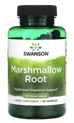 Swanson Marshmallow Root - wsparcie trawienne, 500 mg, 90 kapsułek roślinnych