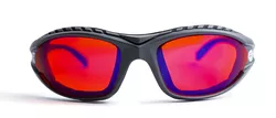 BrainMax Okulary BrainMarket blokujące 100% światła niebieskiego i zielonego, LaserLook