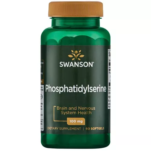 Swanson Fosfatydyloseryna (fosfatydyloseryna) 100 mg, 90 kapsułek