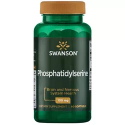 Swanson Fosfatydyloseryna (fosfatydyloseryna) 100 mg, 90 kapsułek