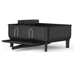Ociekacz do naczyń Simplehuman Compact, stal,tworzywo sztuczne, FPP, czarny