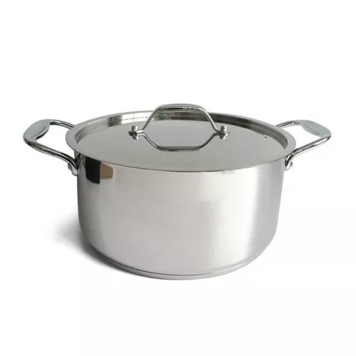 Kitchisimo Garnek ze stali nierdzewnej z pokrywką Chef, 5 l, 24 cm