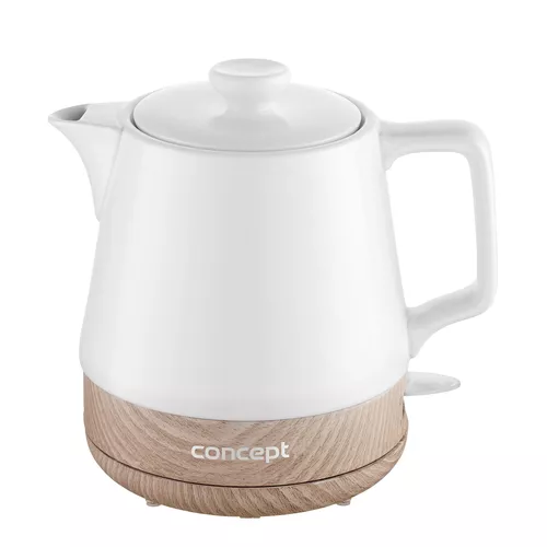 Concept RK0060 ceramiczny czajnik bezprzewodowy 1 l, biały