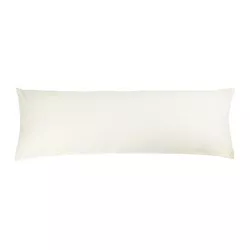 Bellatex Poszewka na poduszkę relaksacyjną Kawa biała, 55 x 180 cm, 55 x 180 cm