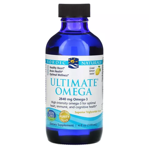 Nordic Naturals Ultimate Omega, 2840 mg, Cytryna, 119 ml