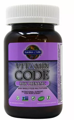 Garden of Life Vitamin Code RAW Prenatal (multiwitamina dla kobiet w ciąży), 30 kapsułek ziołowych