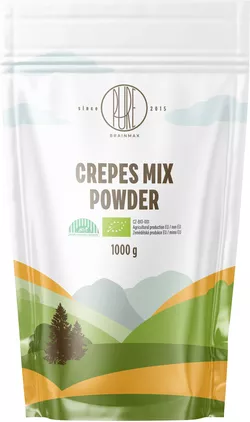 BrainMax Pure Crepes Mix, Mieszanka do naleśników, BIO, 1000 g