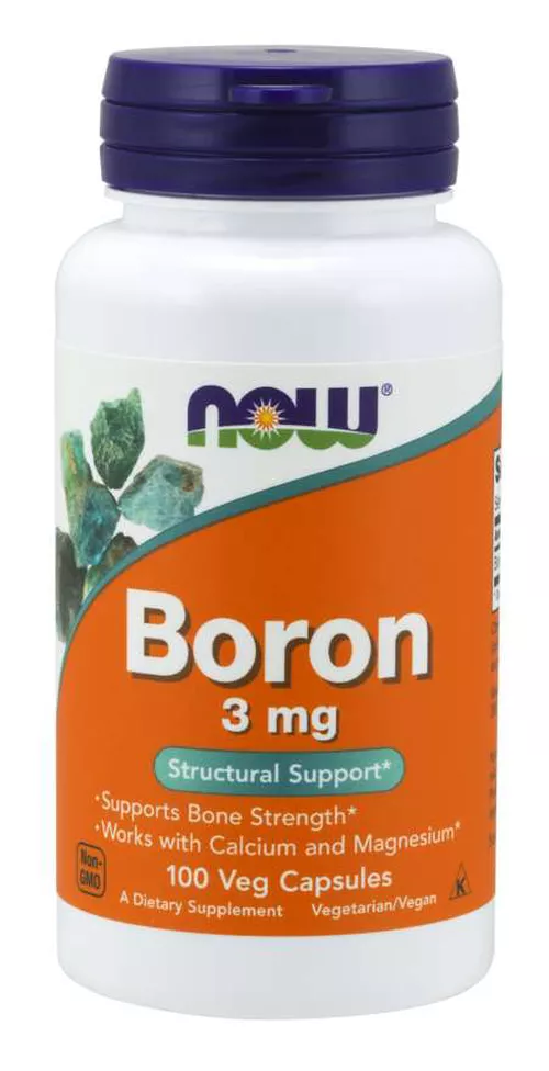 Now® Foods NOW Bor (bor), 3 mg, 100 kapsułek