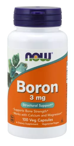Now® Foods NOW Bor (bor), 3 mg, 100 kapsułek