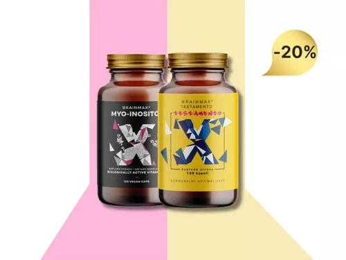 BrainMax Testamento 120 kapsułek roślinnych + Myo-Inozytol 500 mg, 100 kapsułek roślinnych