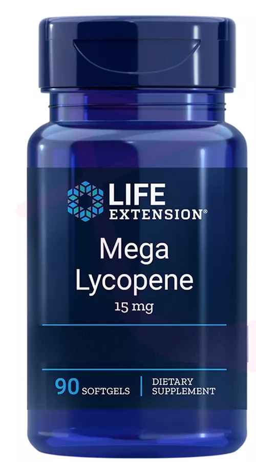 Life Extension Mega Lycopene 15 mg, likopen, 90 kapsułek