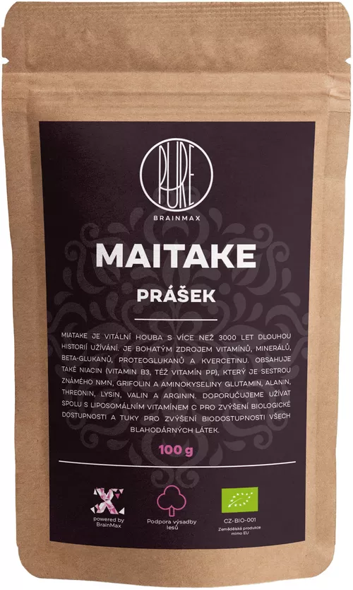 BrainMax Pure Maitake w proszku BIO, 100g