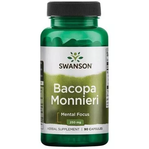 Swanson Bacopa Monnieri, 250 mg, 90 kapsułek