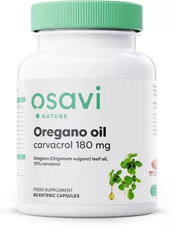 Osavi Oregano Oil Carcacrol, 180 mg, 60 kapsułek dojelitowych softgel