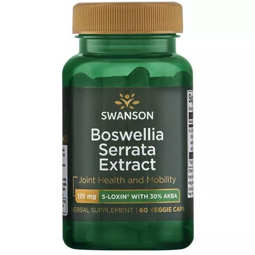 Swanson Boswellia Serrata Extract 5-LOXIN®, 125 mg, 60 kapsułek ziołowych