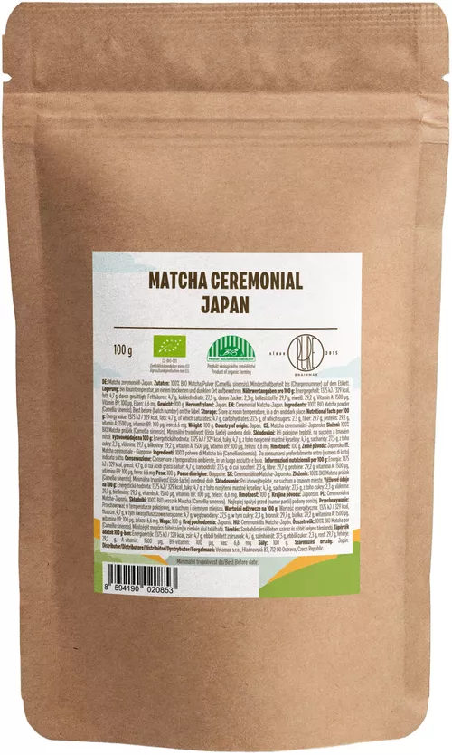 BrainMax Pure Matcha Ceremonial Japan BIO 100g
