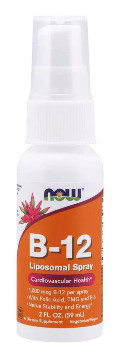 Now® Foods NOW Liposomalna witamina B12 59ml spray (Liposomalna witamina B12)