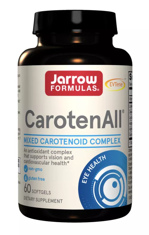 Jarrow Formulas Jarrow CarotenAll®, zdrowy wzrok, 60 kapsułek