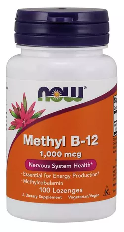 Now® Foods NOW Metyl B12, 1000 ug, 100 pastylek do ssania